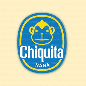 Weerbestendige sticker - Animal X-ing - Chiquita Nana