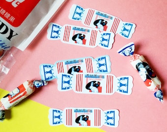Weatherproof Stickers - White Rabbit Candy