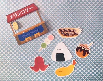 Weatherproof Sticker - Japanese Food