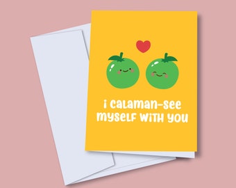 Greeting Card - CUSTOMIZABLE Calamansi - Phillipines - philipino - filam