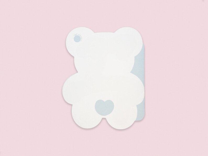Greeting Card - Die Cut - Sh*t B*tch Bear Valentine - Valentine's Day Card - Vday Card - Valentine's Day - For Him - For Her image 7