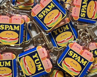 Acrylic Keychain - Spam Yum Ham keychain