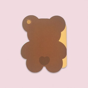 Greeting Card - Die Cut - Sh*t B*tch Bear Valentine - Valentine's Day Card - Vday Card - Valentine's Day - For Him - For Her image 5