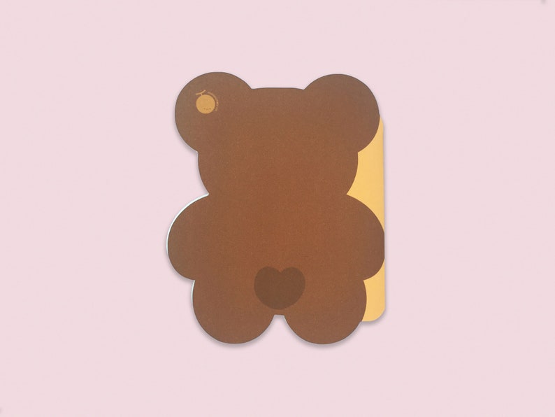Greeting Card - Die Cut - Sh*t B*tch Bear Valentine - Valentine's Day Card - Vday Card - Valentine's Day - For Him - For Her image 5
