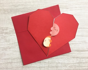 Greeting Card - Kirbo V-Open