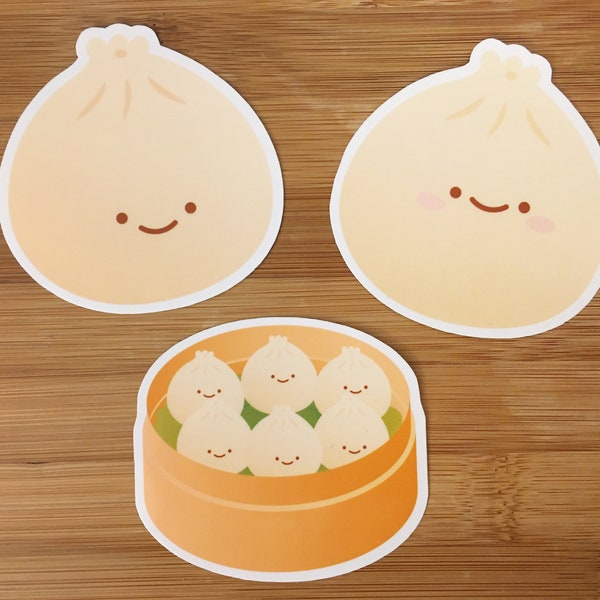 Weatherproof Sticker - Dumpling Bao
