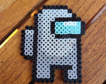 Pixel Art Among Us Character Beads Perler Beads Pixel Art Among Us