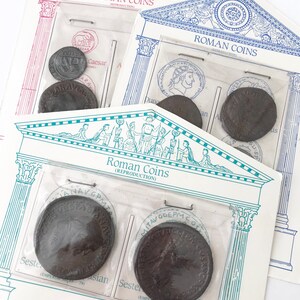 Westair SET of 3 Roman Coin Reproduction Collection The Romans In Britain New In Package Nice Coin Collectors Set Military Campaigns Britain
