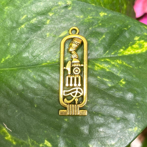 Ancient Egyptian Hieroglyph Charm | Ancient Oddities Celestial Witch | Charm Casting Jewelry Talisman Amulet