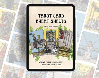 Tarot Card Cheat Sheet: Upright & Reversed Meanings (Printable Ebook)