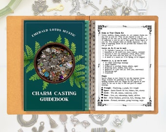 Learn Charm Casting Ebook | Guidebook for Charm Readers | A-Z Charm Symbolism {Digital Instant Download}