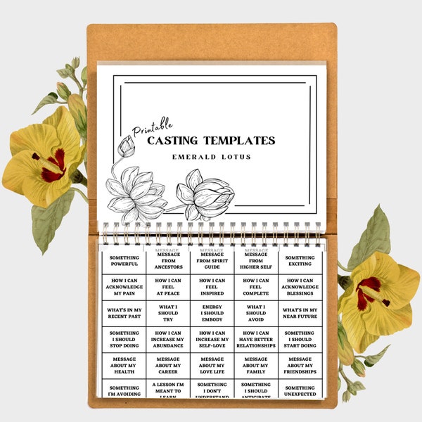 Casting Templates Printable Pages | Charm Casting Grids {Printable Instant Download}