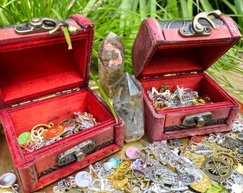 Treasure Chest of Charms | Charm Casting Divination | Gifts for Witches | Witches Brew Lucky Dip | Each Scoop is Unique!