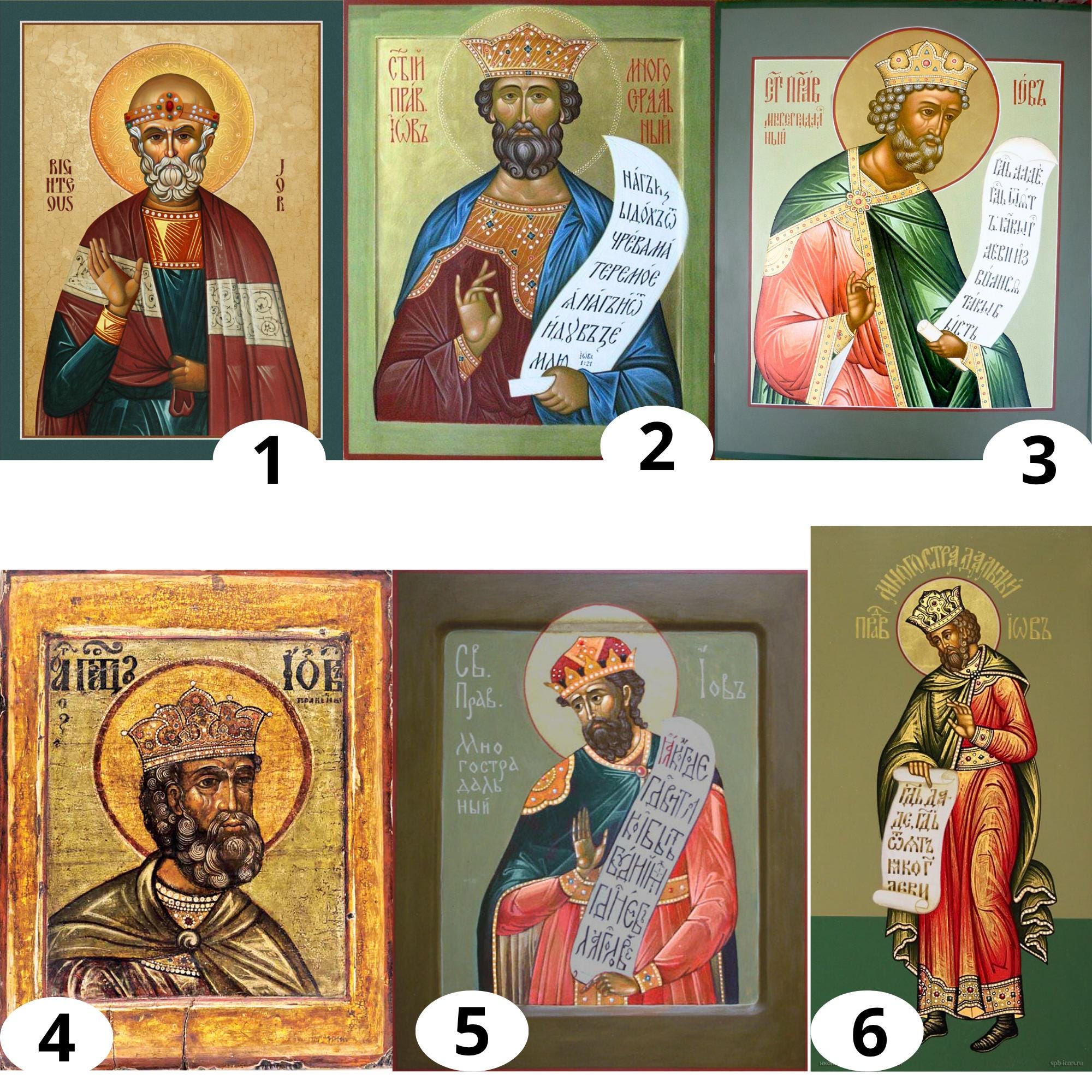 Prophet Model Sticker Holy Prophets Icon Stickers: Moses, Isaiah, David (style #3) - Etsy