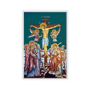 Crucifixion of Jesus Christ Sticker Icon Faith stickers Faith-inspired sticker Religious decor #3