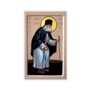 St. Seraphim of Sarov Stickers Ikone Griechisch Orthodox Byzantinische Ikone Typ 4