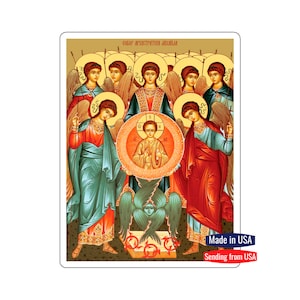 Synaxis of the Archangel Michael and the other Bodiless Powers Kiss-Cut Stickers