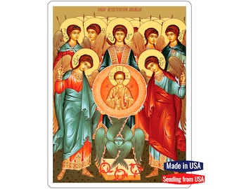 Synaxis of the Archangel Michael and the other Bodiless Powers Kiss-Cut Stickers