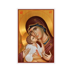 Our Lady Sticker Orthodox Icon of the Mother of God Sticker Virgin Mary Sticker Holy Theotokos