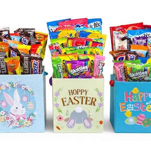 Prefilled Easter Candy Boxes | Kids Easter Basket Gift | Easter Bunny Candy Gift | Easter Treat Box