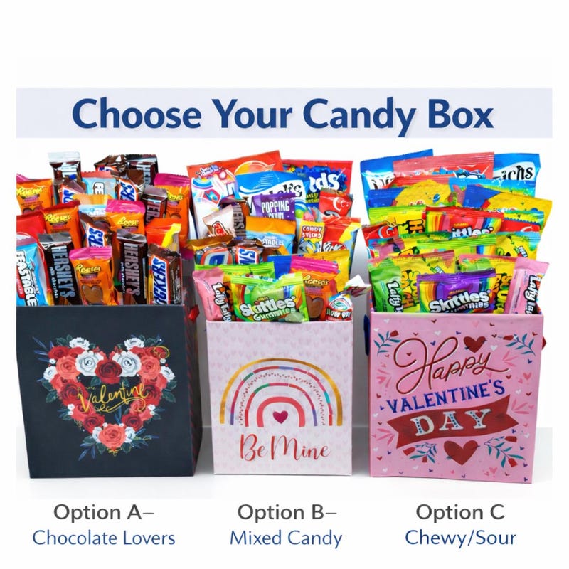 Valentine Candy Boxes - Etsy