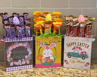 Candy Bouquets, Candy Bar Bouquets, Easter Gifts, Gifts, Gifts for Her, Gifts for Him,Chocolate Gift, Kids Easter Gift, Fun Size