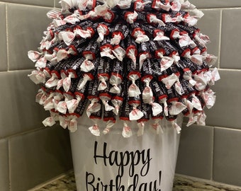 Happy Birthday Candy Bouquet/Tootsie Roll Bouquet/Gift for Her/Gift for Him/Tootsie Roll/Chocolate