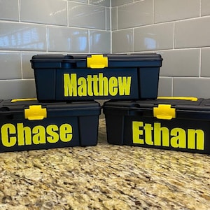 Kid&#39;s Personalized Plastic Tool Box