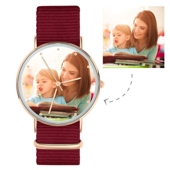 Personalized Engraved Custom Watch Dial Watches Photo Watch Etsy