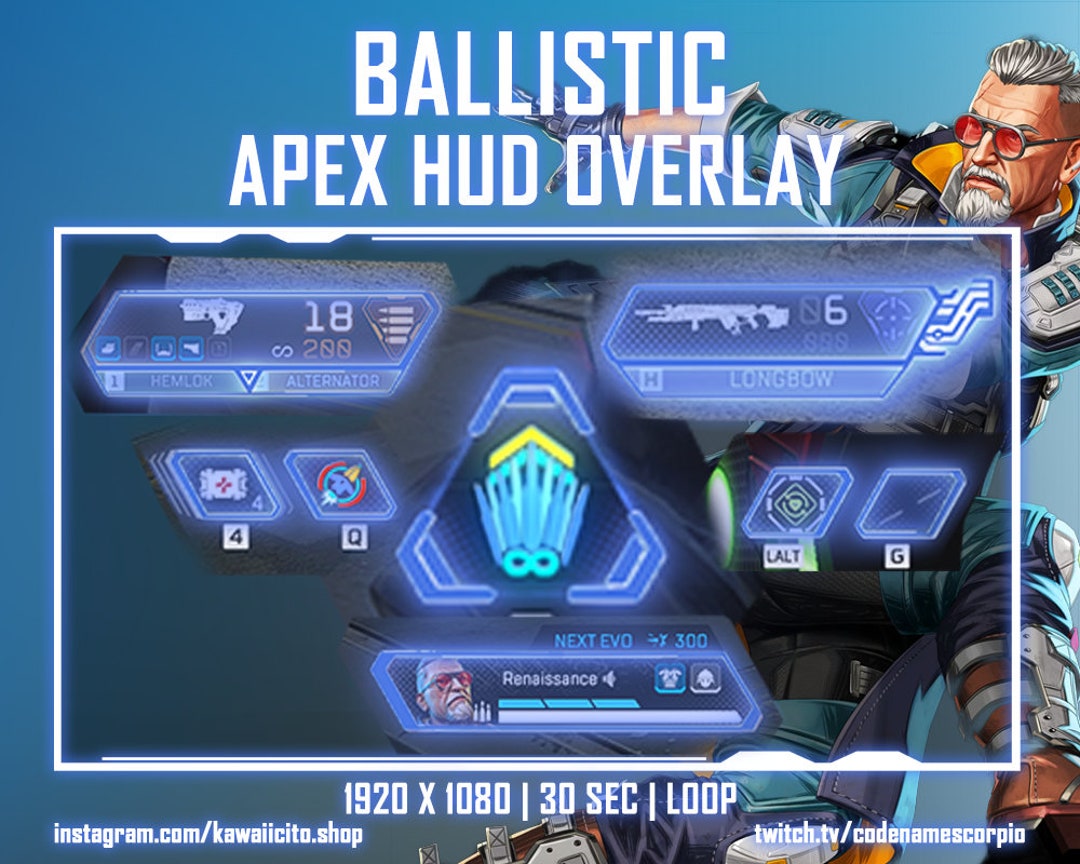 Ballistic Apex Legends HUD Overlay Etsy