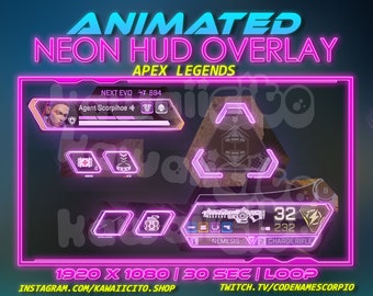 Superposición de HUD rosa neón / Apex Legends