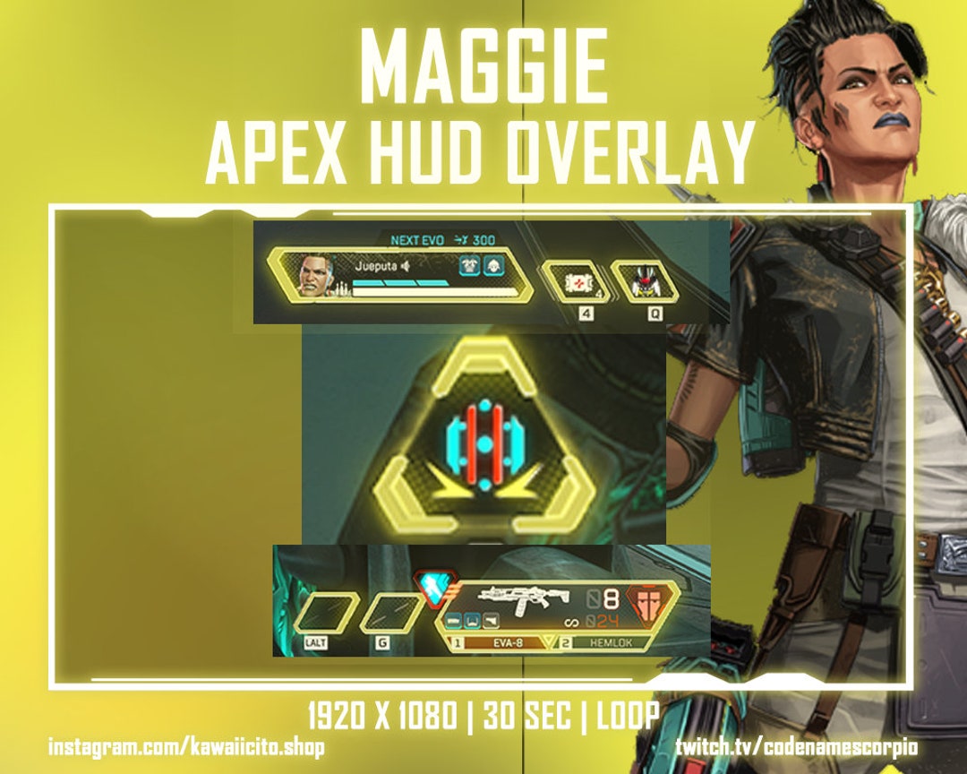 Maggie Apex Legends HUD Overlay Etsy