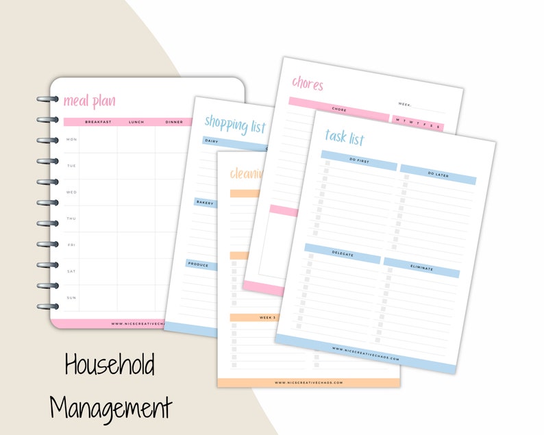Printable Mom Planner BUNDLE Daily Weekly Monthly &amp; More - Etsy