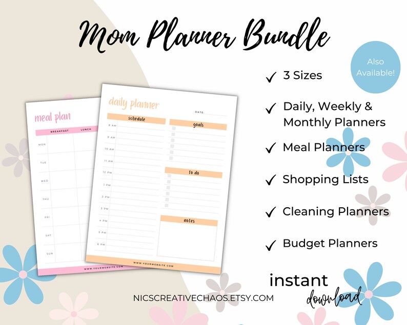 Vertically Checklist Example Undated Weekly Planner Printable Template, Vertical Checklist & Lined ...