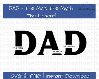 Papa SVG, Vatertag SVG, Der Mann Der Mythos Die Legende SVG, Vatertag Png, Papa Tag SVG, Papa Shirts SVG, Png Bundle, Papa SVG, Papa Schnittdatei