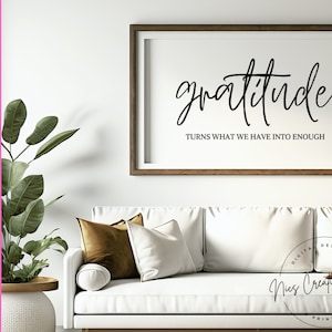 Gratitude SVG, Quote SVG, Home Decor SVG Cut Files, Wall Sign Svg, Gratitude Quote Svg, Farmhouse Wall Sign, Cricut Cut Files, Svg Designs