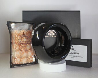Gift Set, Simple Scents Experience, Ambience Wax Melts & Oslo Burner, Gift Boxed