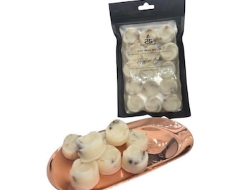 Egyptian Amber Soy Wax Melts: Hand Poured Rosettes, Simple Scents