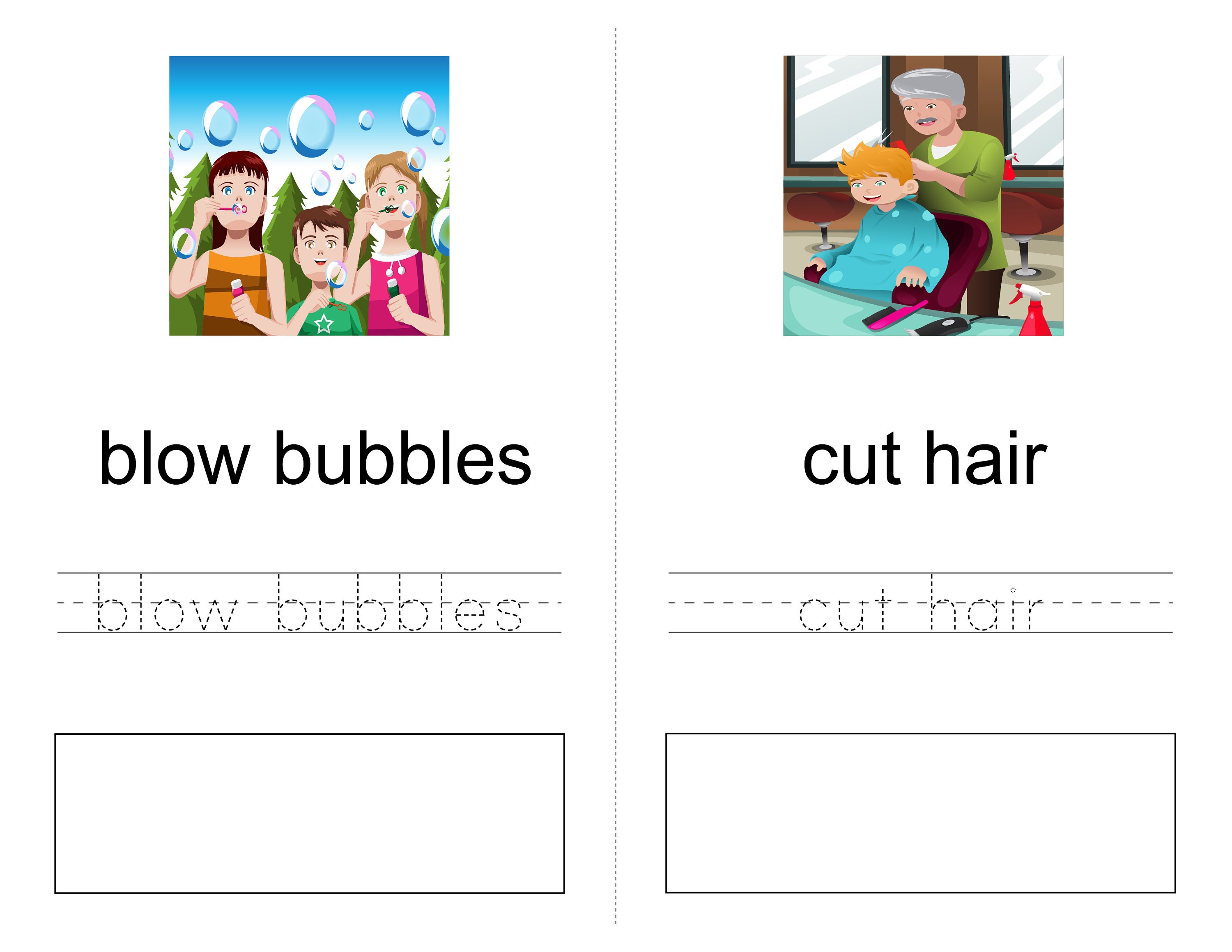 Digital Read & Write PreK-2nd Download Printable Book | Etsy