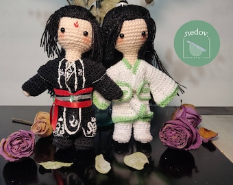 SVSSS amigurumi | Luo Binghe | Shen Qingqiu [Scum Villain’ Self Saving System]