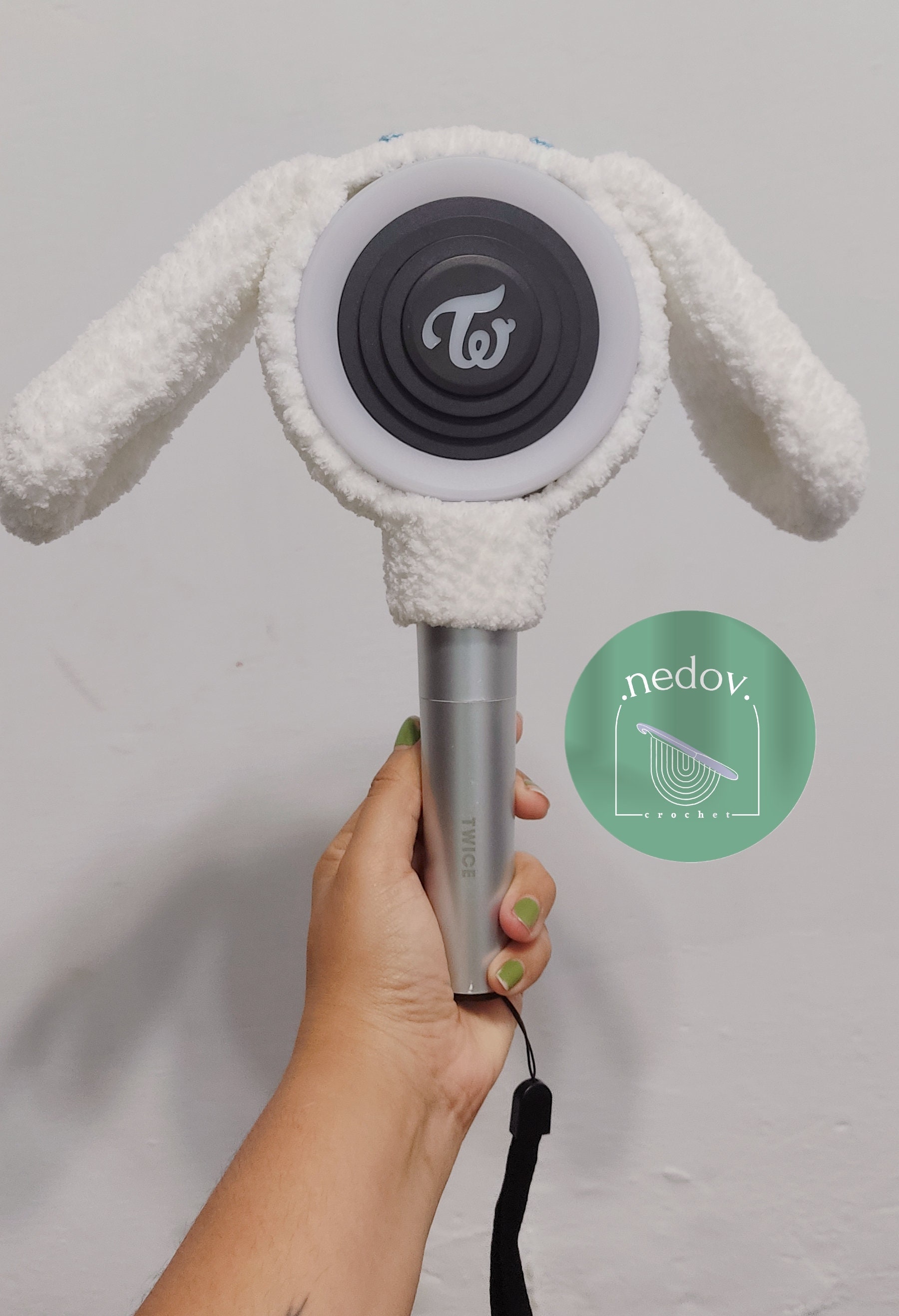TWICECANDYBONG∞・DAVELYうちわカバー・ヘアピン3点セット TWICE CandyBong Cover Lovely fits for Both CandyBong Versions