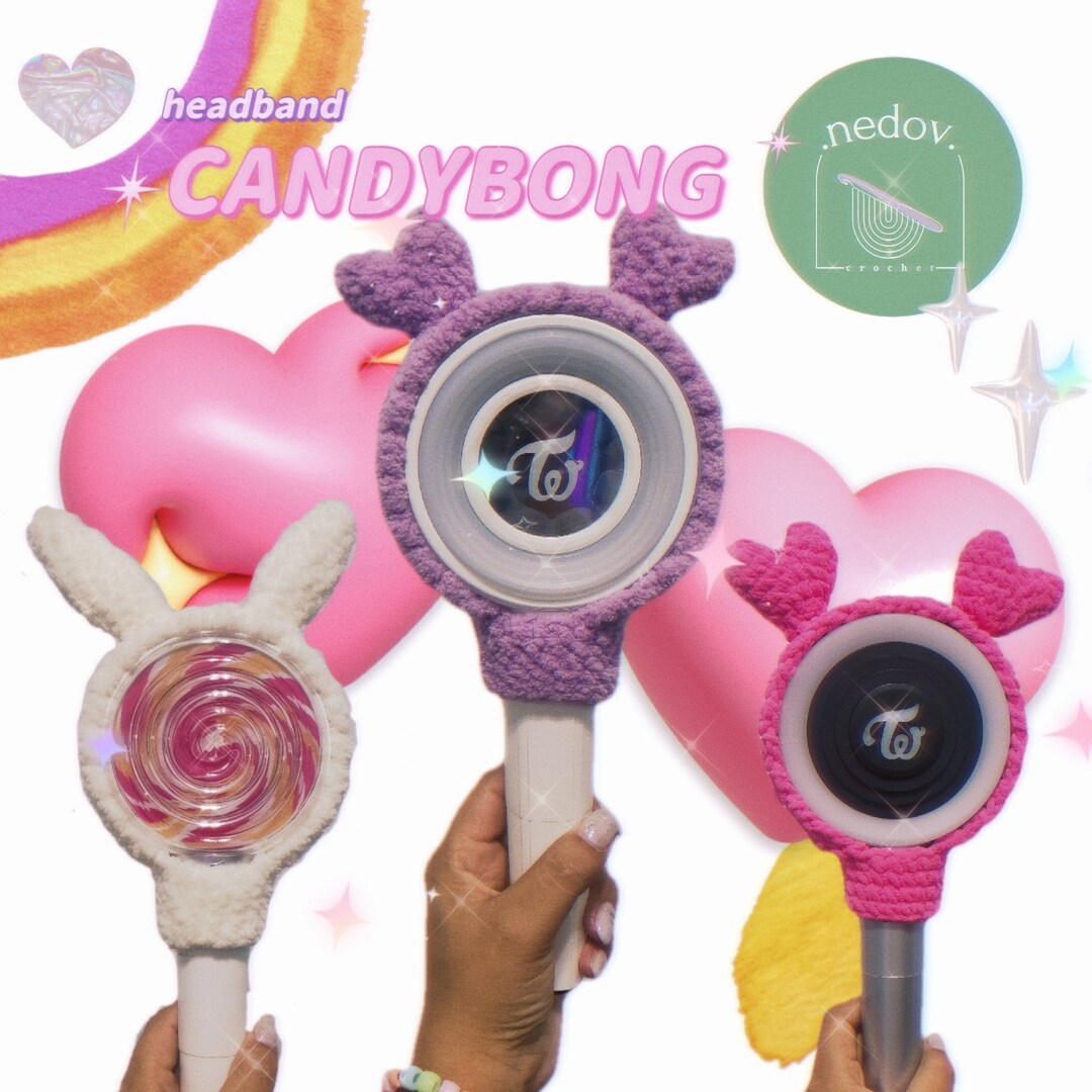 TWICE (kpop) Lightstick Candybong Cover Headband Infinity Vers Z