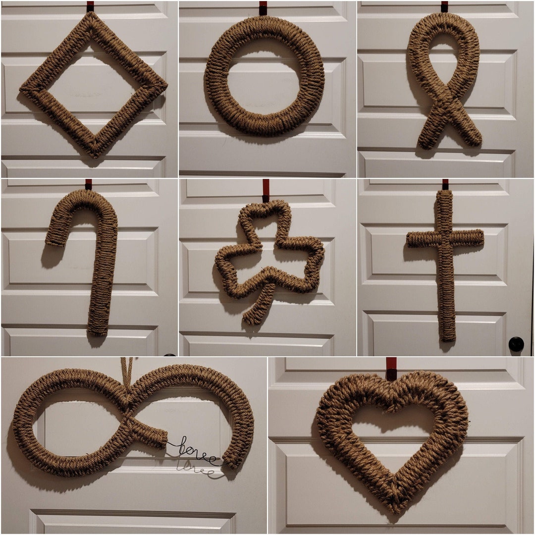 Jute Wrapped Ecofriendly Compostable DIY Wreath Etsy