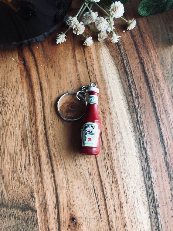 Ketchup Keychain Mini Brands Food Accessories Quirky Etsy