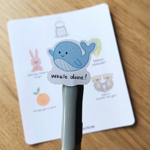 Cute Pun Sticker Sheet | Cute Animals, Fruits, Veggies Sticker Sheet | Matte, Vinyl Stickers