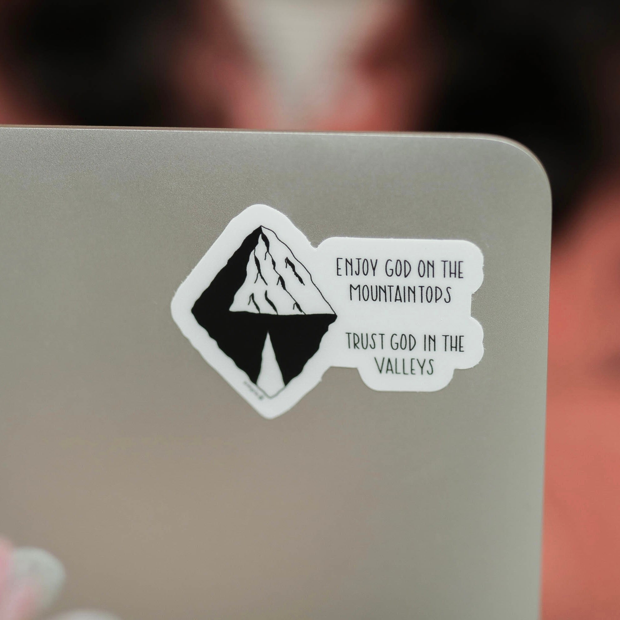 Mountain and Valley Sticker | Bible Verse Inspired | Matte ...