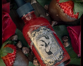 Chocolate Covered Strawberry | Crystal Infused Cuticle Oil