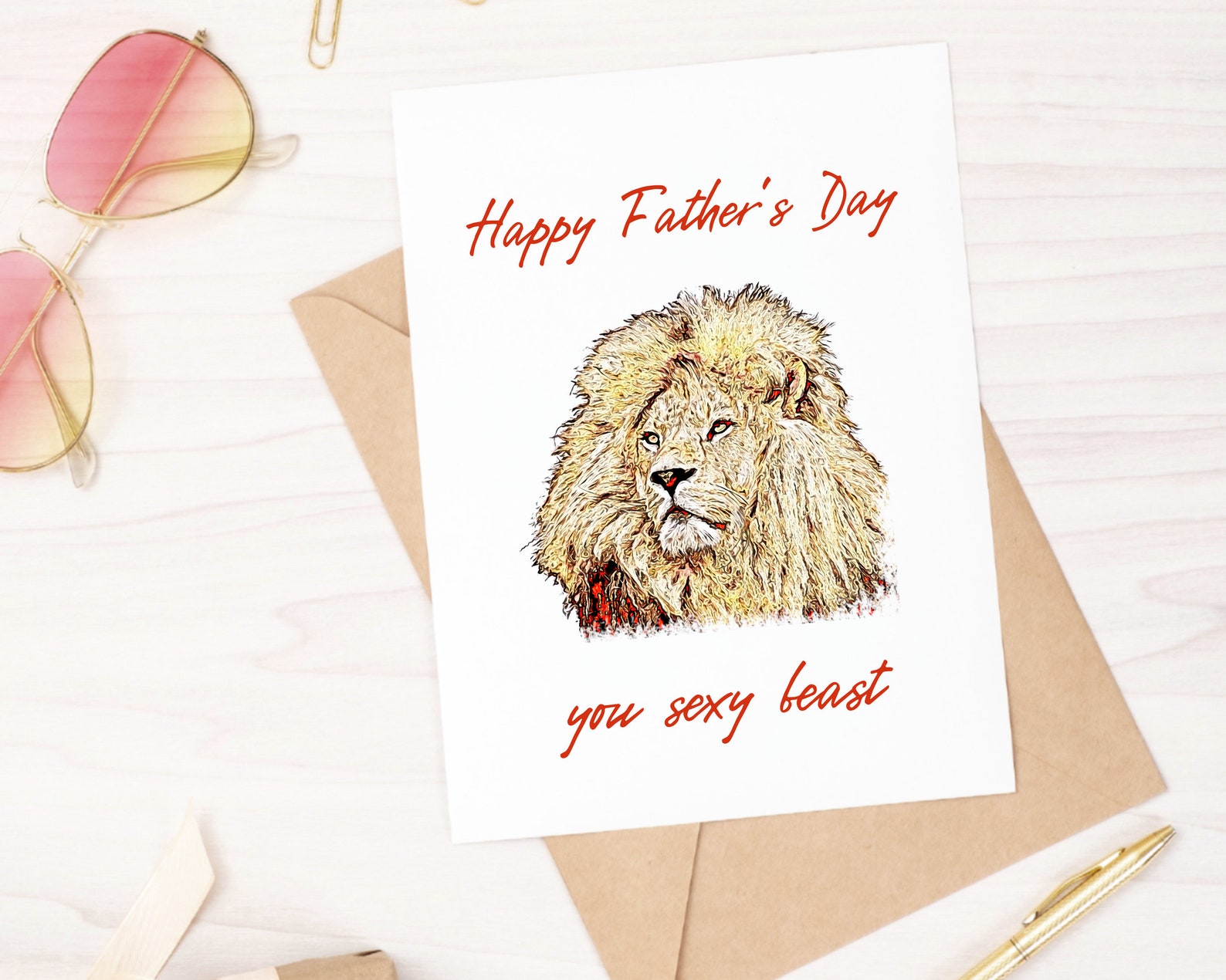 printable fathers day card from wife funny digital for etsy