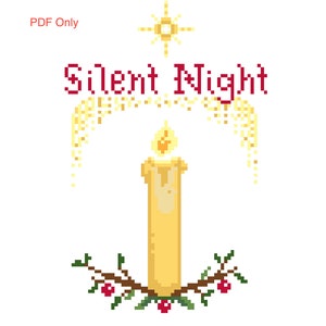 Silent Night Cross Stitch Pattern