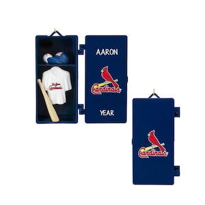 ST. lOUIS CARDINALS Personalized Ornament~Cardinals Locker Room Ornament~Christmas Ornaments~Hand Personalized~MLB Ornament